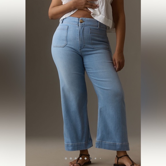 Maeve “The Collette” High Rise Wide Leg Jeans - Picture 5 of 7